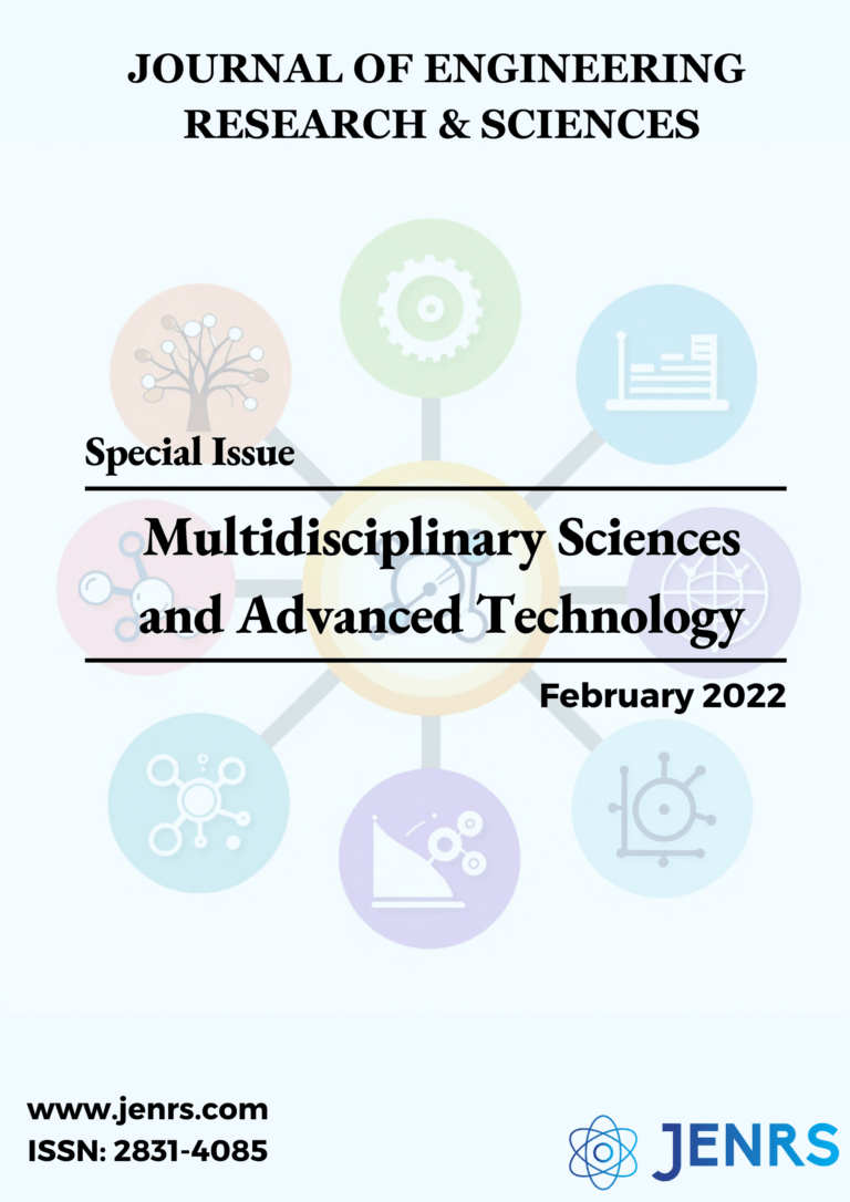Special Issue on Multidisciplinary Sciences and Advanced Technology 2022